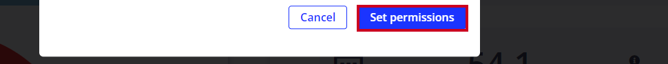 Set permissions button.