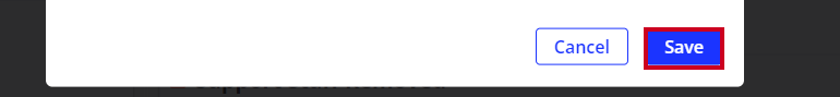 Save button in bottom right corner.