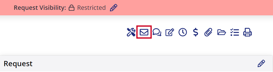 Message requester icon.