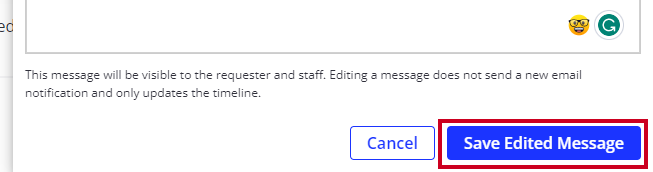 save edited message button.