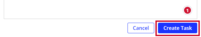 create task button.