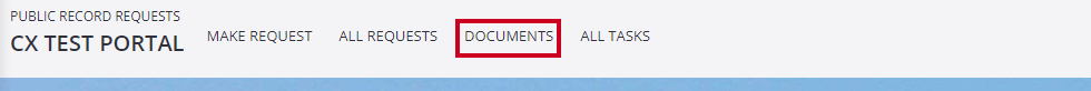 Documents link at top of screen.