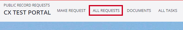 The all requests tab is highlighted with a red rectangle
