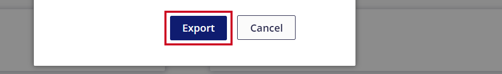 export blue button.