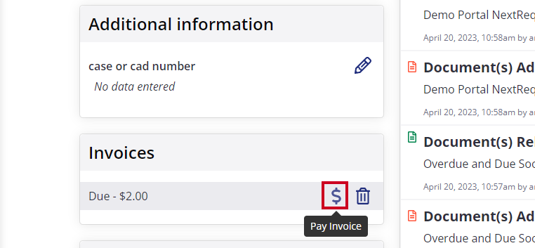 pay invoice icon.