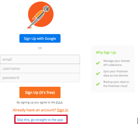 skip this and go straight to app link.