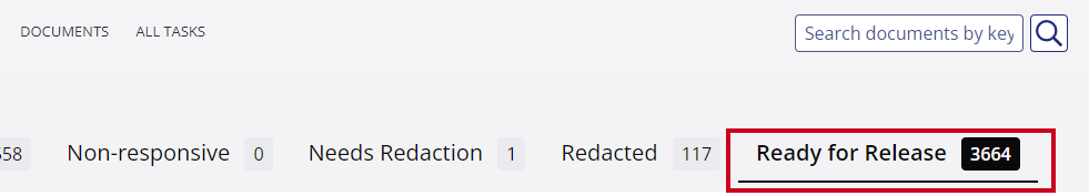 Ready for release tab.