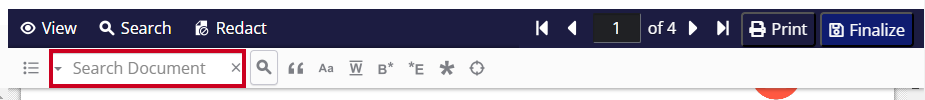 search document box.