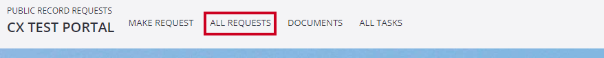 all requests header link in top left of screen.