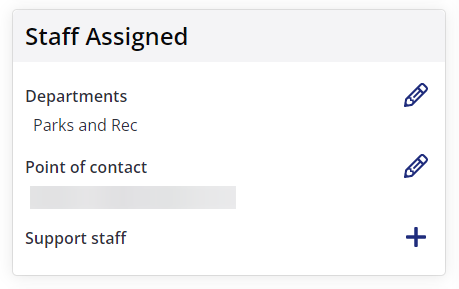 staff assigned panel.