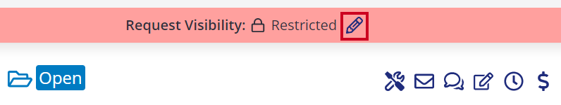 pencil icon next to visibility bar.