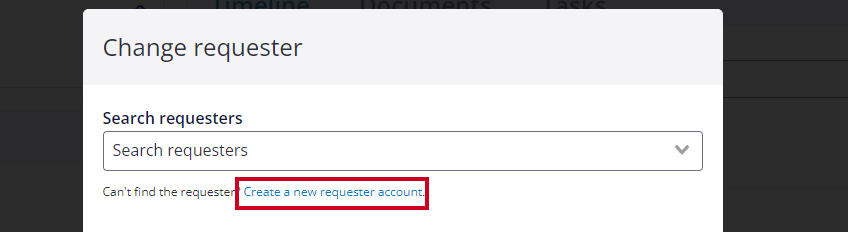 create a new requester account.