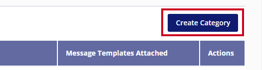 The rectangular, blue Create Category button is highlighted to the right-hand side filter options.