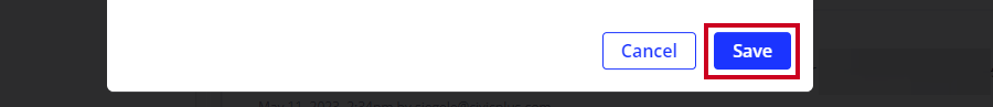 Save button in the bottom right corner.