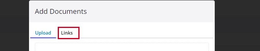 Links tab.