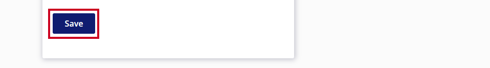 blue save button