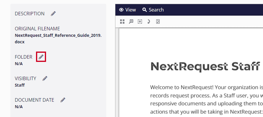 Pencil icon next to folder field.