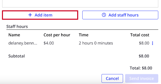 Add item.