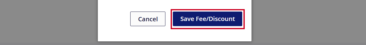 Save fee discount.